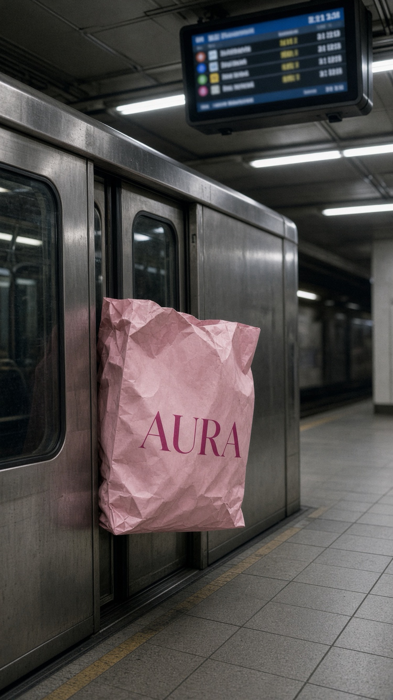 Aura — carriage filled with bags