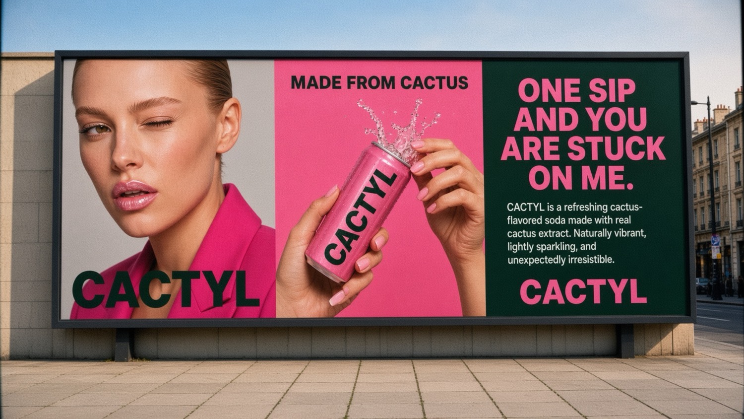 Cactyl — Made from cactus billboard